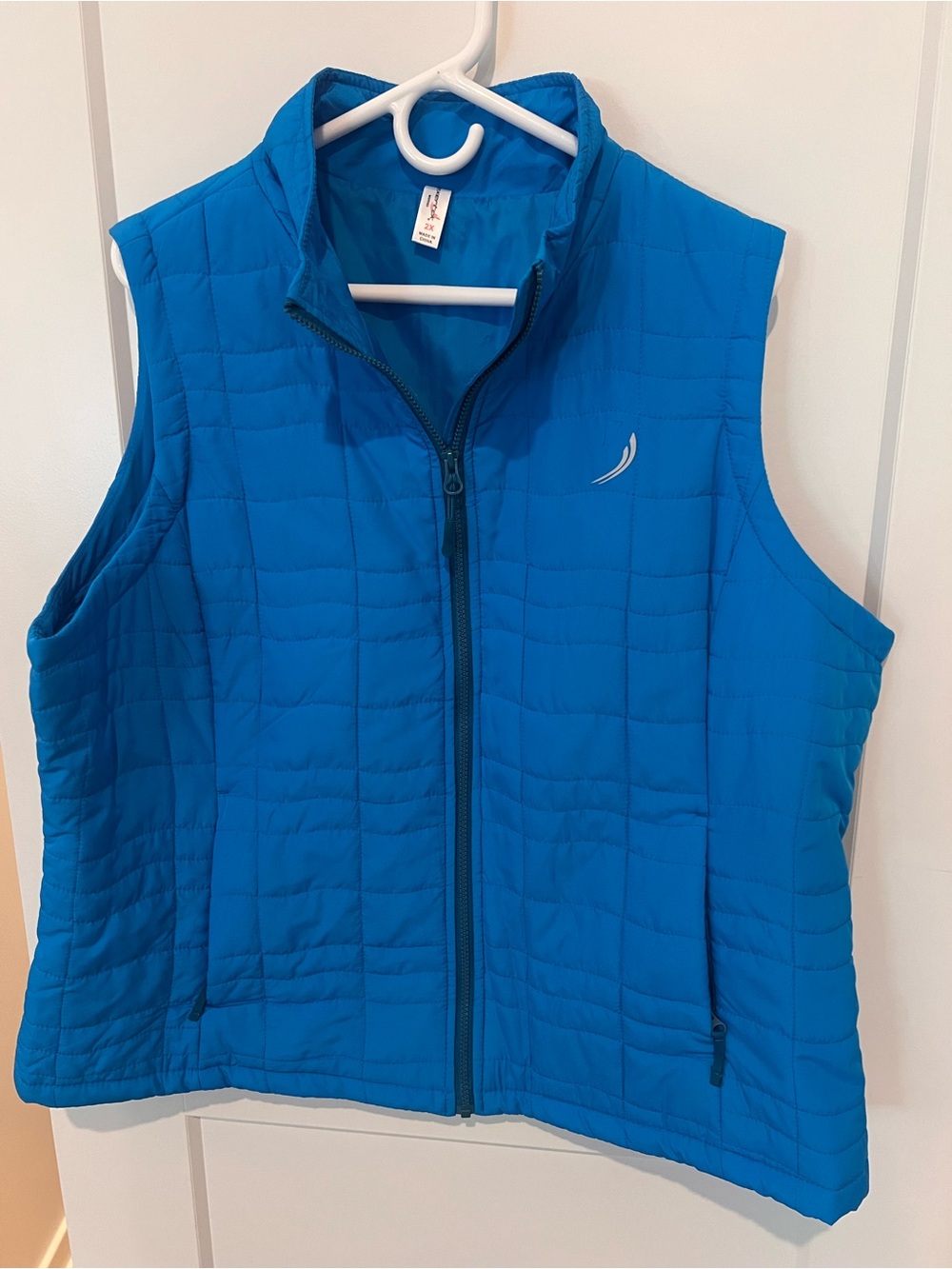 Exertek Bright Blue Quilted Packable Vest